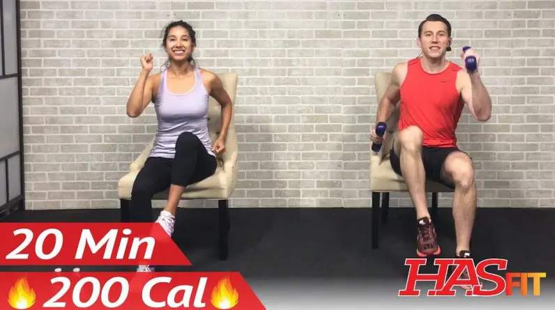 20 Minutes Chair Exercises Sitting Down Workout