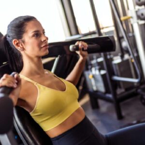 Exercise with a weight bench to enhance muscle mass