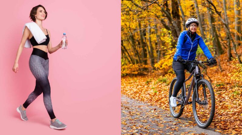 Cycling or walking: Which exercise reduces belly fat?