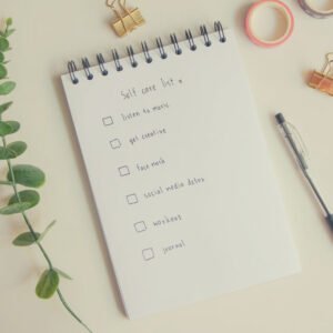 self care journal template